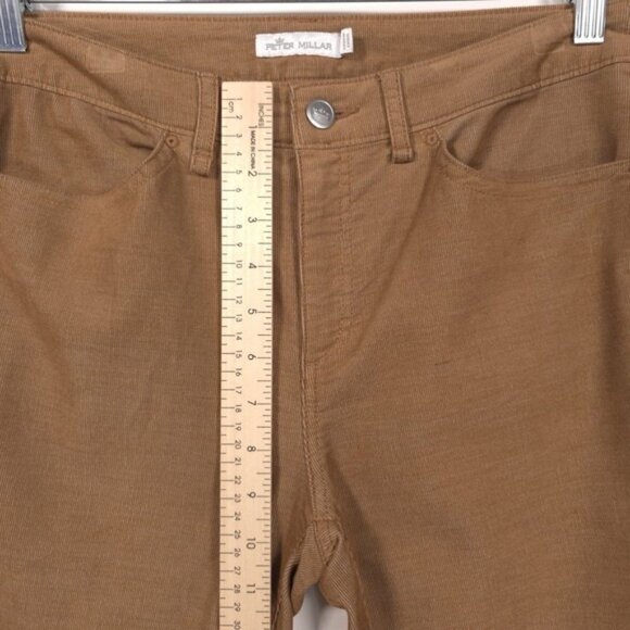 Peter Millar Golf Corduroy Brown Tan Pants Size 6 Cotton Blend Women's‎ LF19B49 - Picture 5 of 12